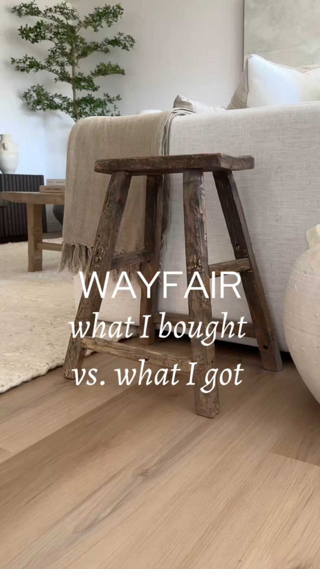 What I bought vs what I got from Wayfair 🤎 honestly these are the kinds of pieces I keep coming back to… simple, neutral, and easy to style anywhere in my home. nothing crazy, just everyday pieces that make your space feel more put together.

#ad @Shop.LTK #liketkit 
@wayfair #WayfairPartner #ad #Wayfair #WayfairPicks
 

 #LTKHome