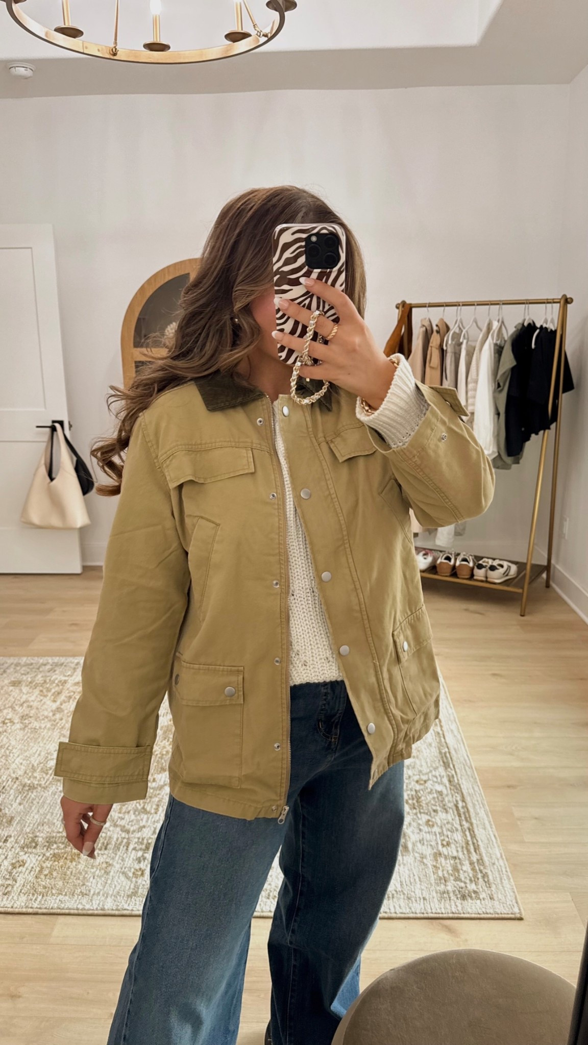 #walmartpartner NEW FALL ARRIVALS 🍂 from @walmartfashion #walmartfashion like this $38 barn jacket 🧥 it looks SO high end. Wearing a small 

#LTKSeasonal #LTKFindsUnder50