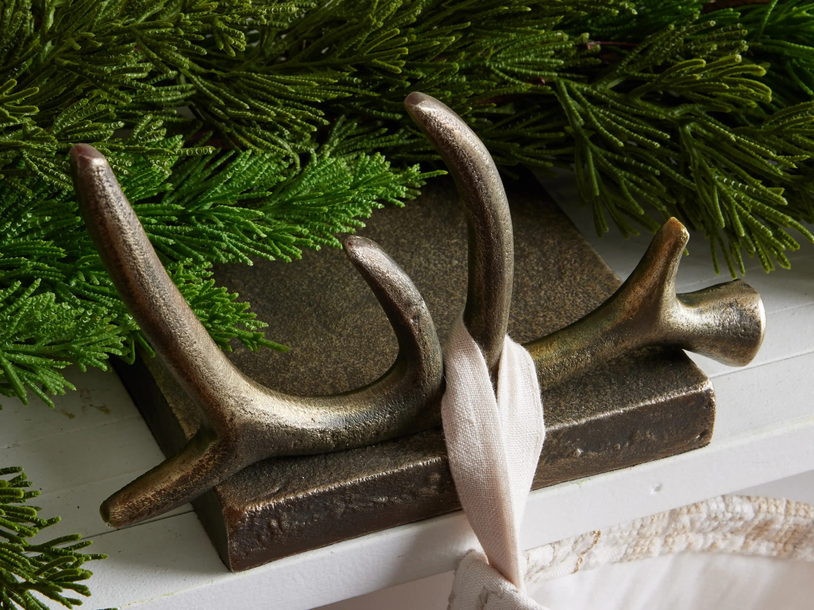 Antler Stocking Holder | Arhaus