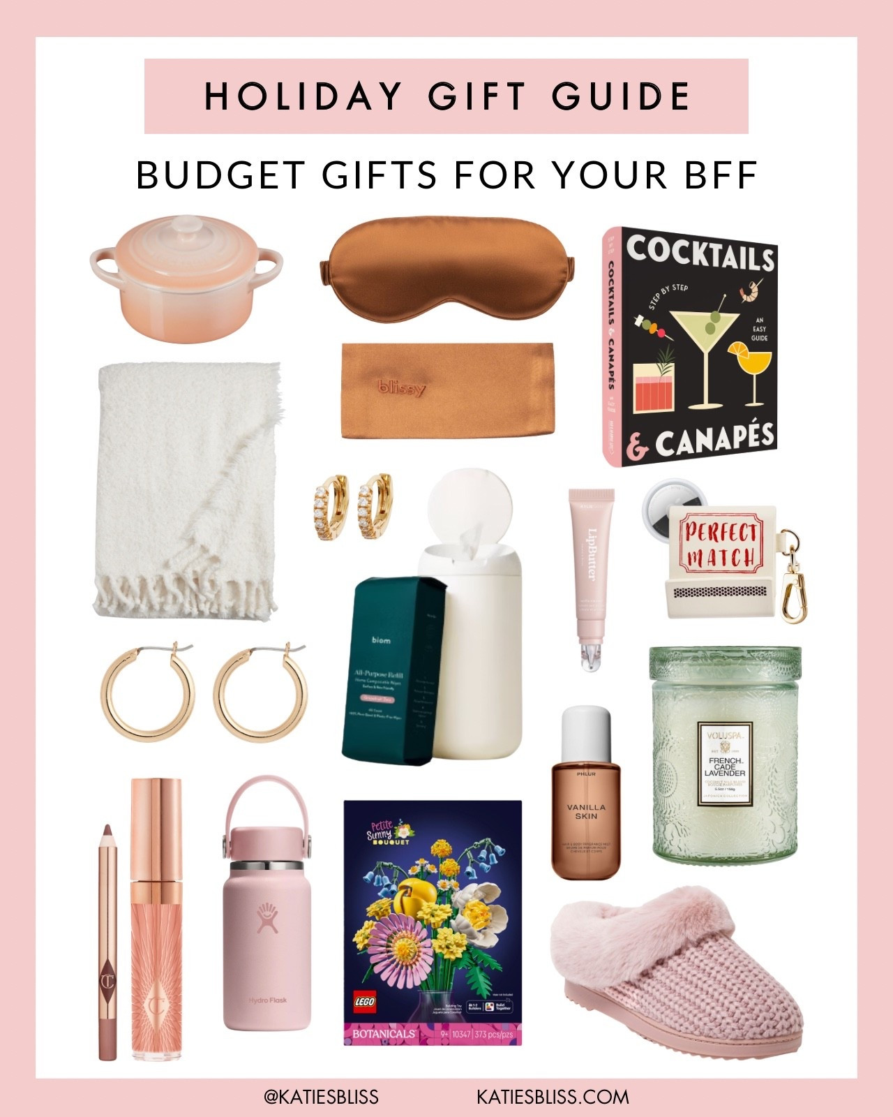 Holiday gift guide ✨ for your BFF budget or luxe
 
BFF gifts for every budget 💕 Under $25 vs. a little splurge. Which would you pick? All linked in my LTK 🎄



#LTKFindsUnder50 #LTKGiftGuide #LTKHoliday