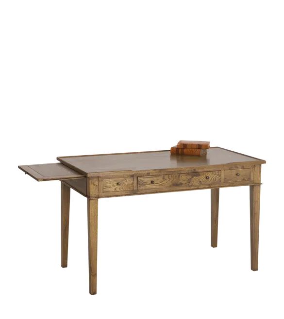 Chinon Antique Oak Desk | OKA US