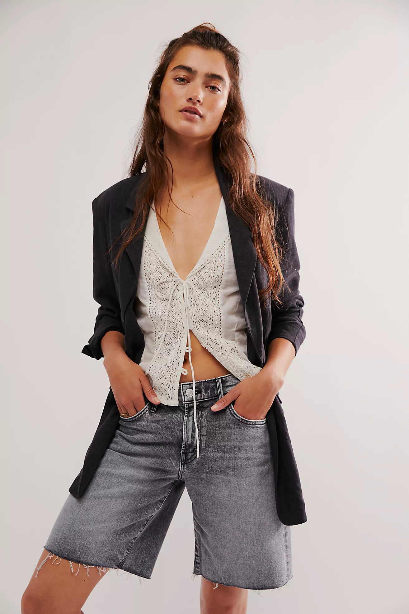 MOTHER The Down Low Undercover Shorts | Free People (Global - UK&FR Excluded)