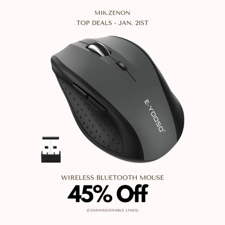 45% Off this wireless bluetooth mouse that is highly rated on Amazon! 

#LTKunder100 #LTKhome #LTKsalealert