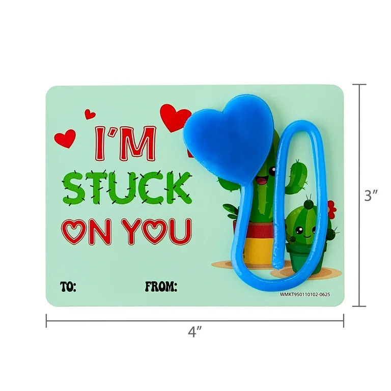 Sticky Toy Party Favors, Multicolor, 8 Count, Valentine's Day by Way To Celebrate | Walmart (US)