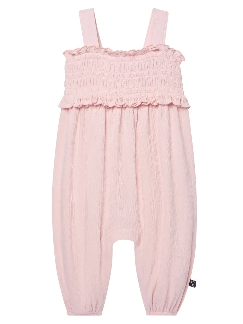 Modern Moments by Gerber Baby Girl Long Leg Romper , Sizes 0/3 Months - 24 Months | Walmart (US)