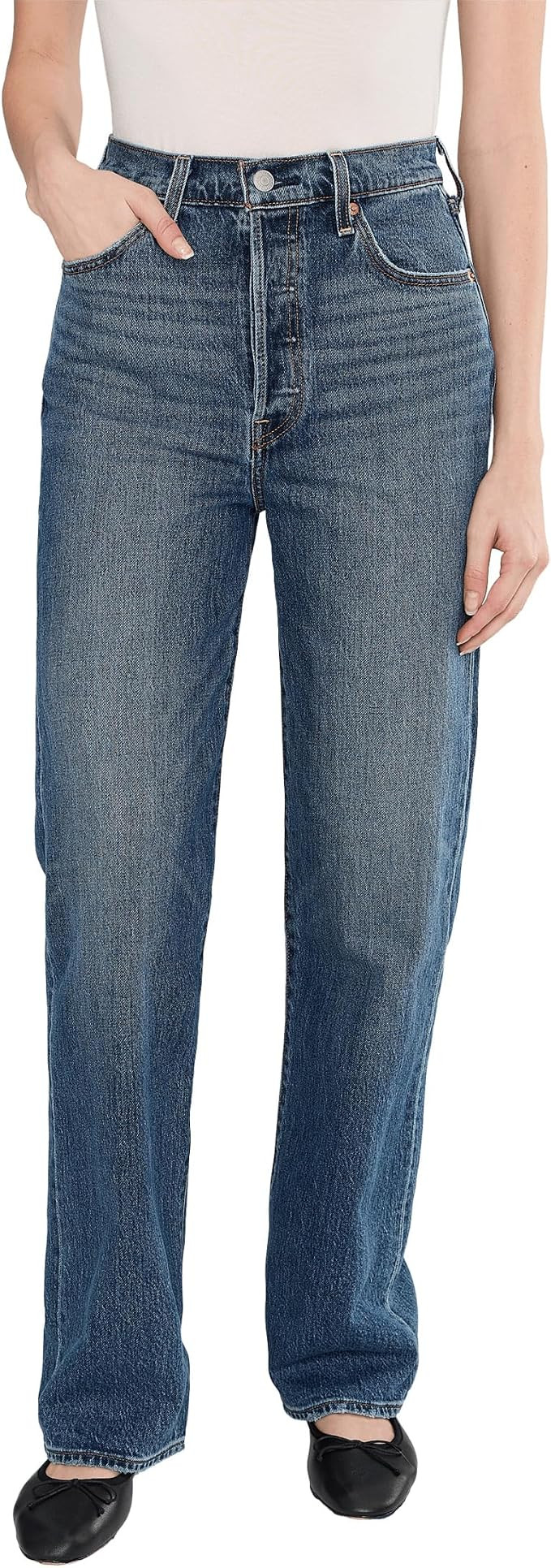 Levi's Womens Ribcage Full Length | Amazon (US)