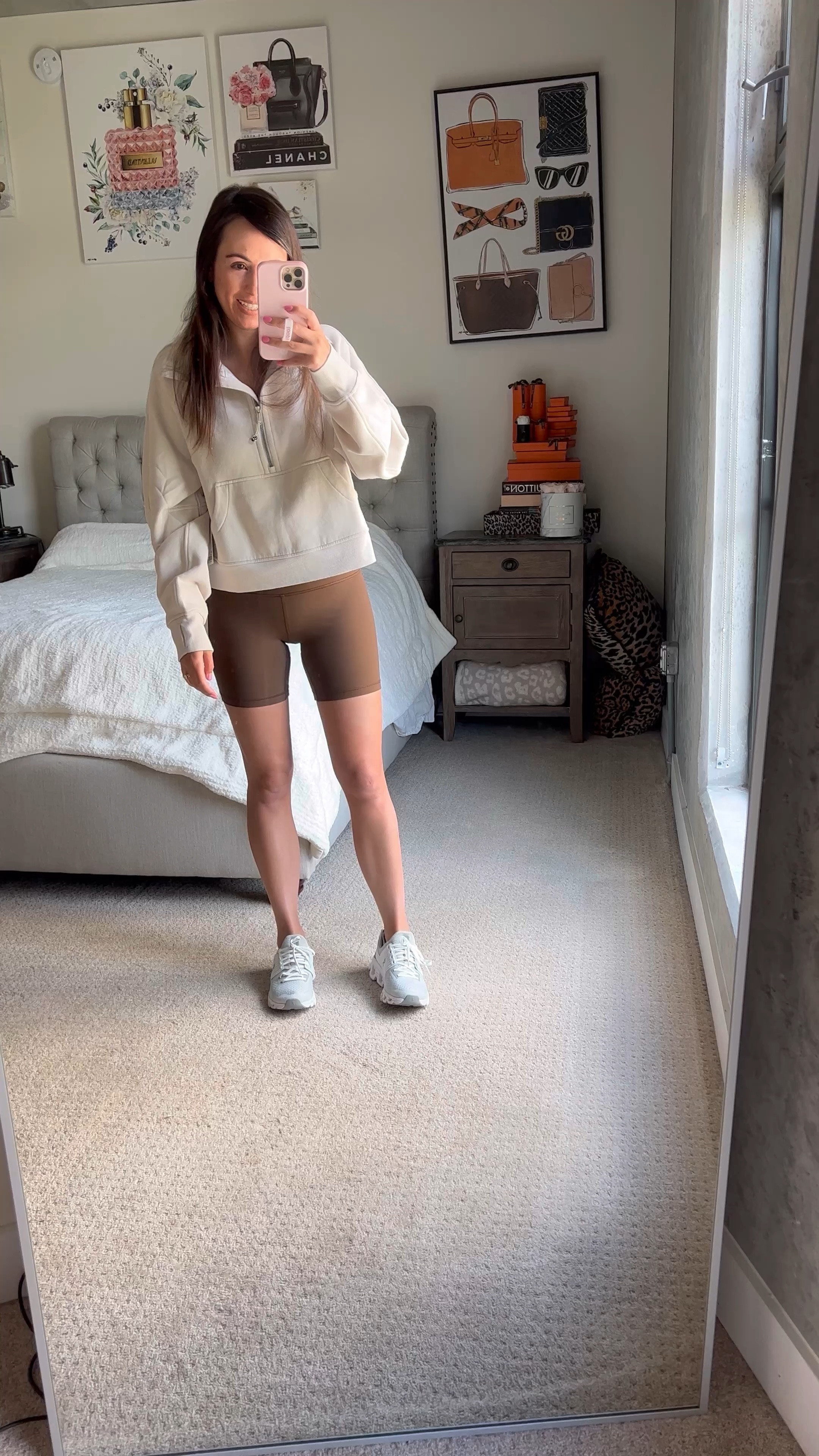 Lululemon try on
Outfit 1 - scuba funnel neck in white opal (xs s) with align shorts in Java (size 6 but need a size 4)
Outfit 2 - swiftly in sonic pink (sized up to 8) with hotty hot shorts in raspberry cream (size 6)
Outfit 3 - train to be tank in vivid plum (size 6) with hotty hot shorts in raspberry cream (size 6)
Outfit 4 - base pace tank in butternut brown (size 6) with hotty hot shorts in raspberry cream (size 6)



#LTKSeasonal #LTKunder100 #LTKfit