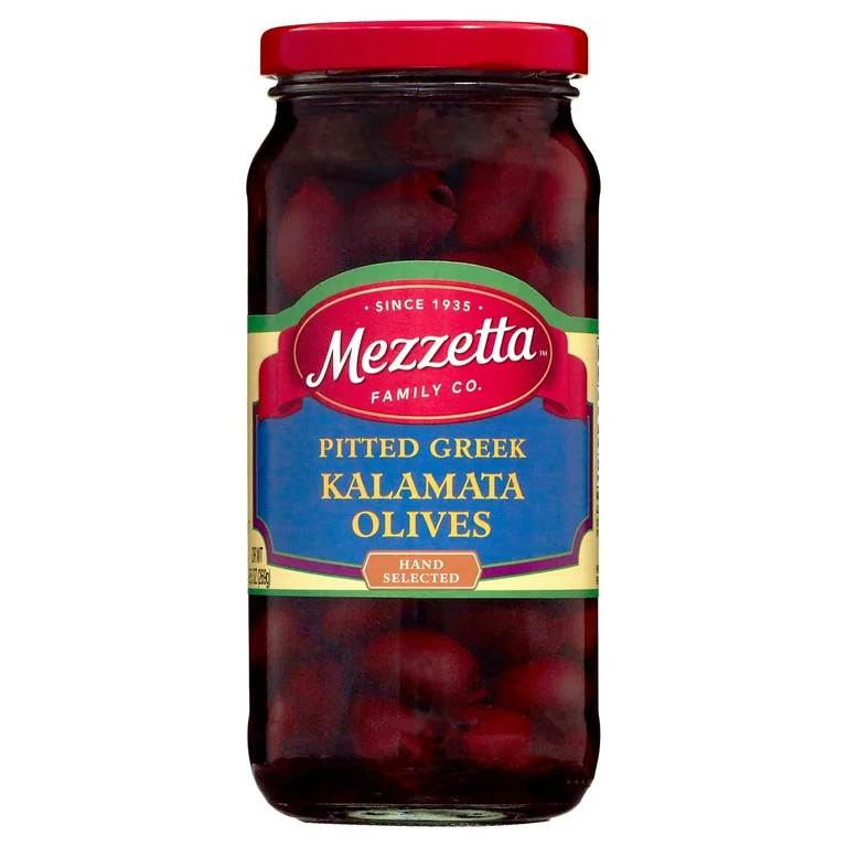 Mezzetta Pitted Greek Kalamata Olives, 9.5 oz Dt. Wt. Jar | Walmart (US)