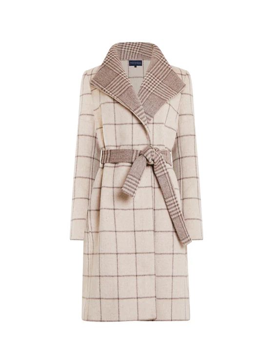 Fran Wool Belted Coat | French Connection (US)