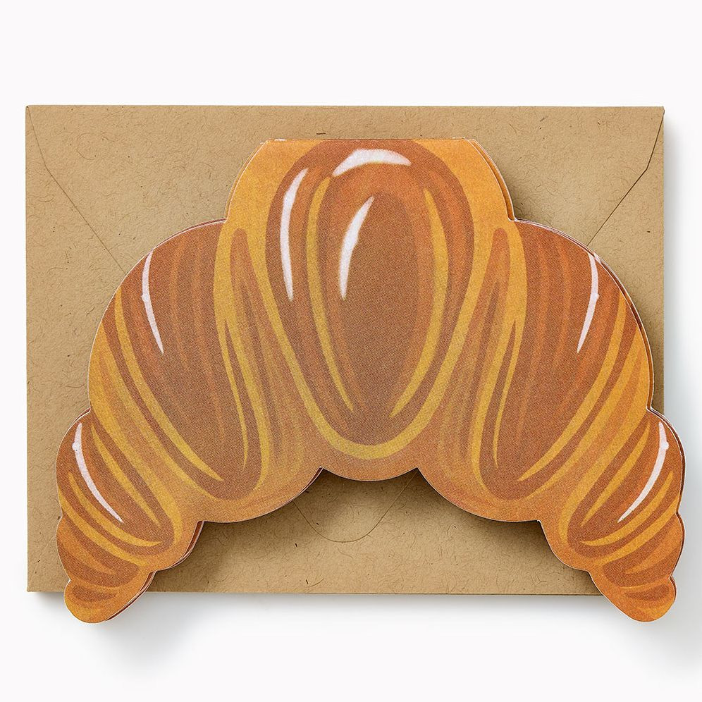 Diecut Croissant A2 Stationery Set | Paper Source
