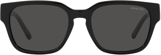 ARNETTE AN4294 Type Z Square Sunglasses, Black/Dark Grey, 54 mm | Amazon (US)