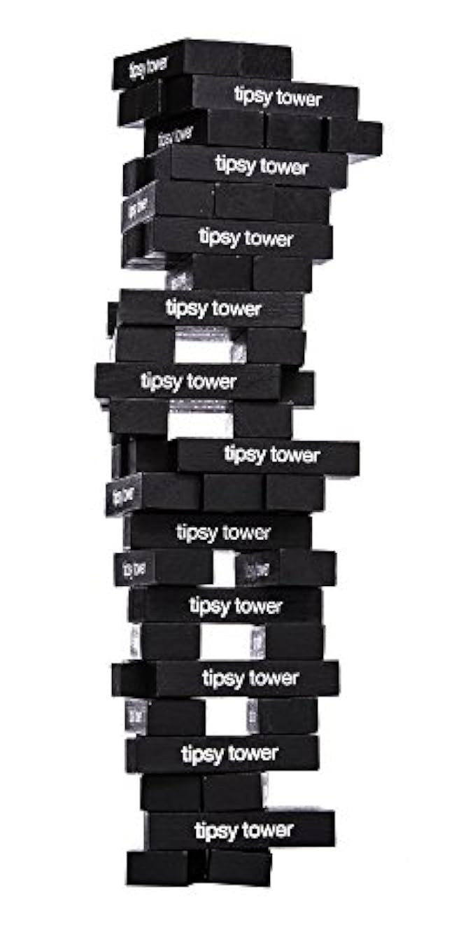 Tipsy Tower Drinking Game - 54 Blocks, over 35 Different Rules and Games - The Ultimate Adult Party  | Amazon (US)