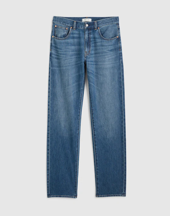The Petite Dean Easy Straight Jean in Airy Denim | Madewell