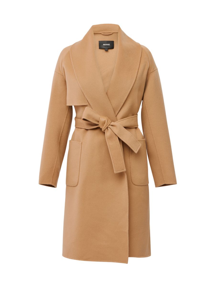 Mackage Thalia Wool Belted Coat | Saks Fifth Avenue