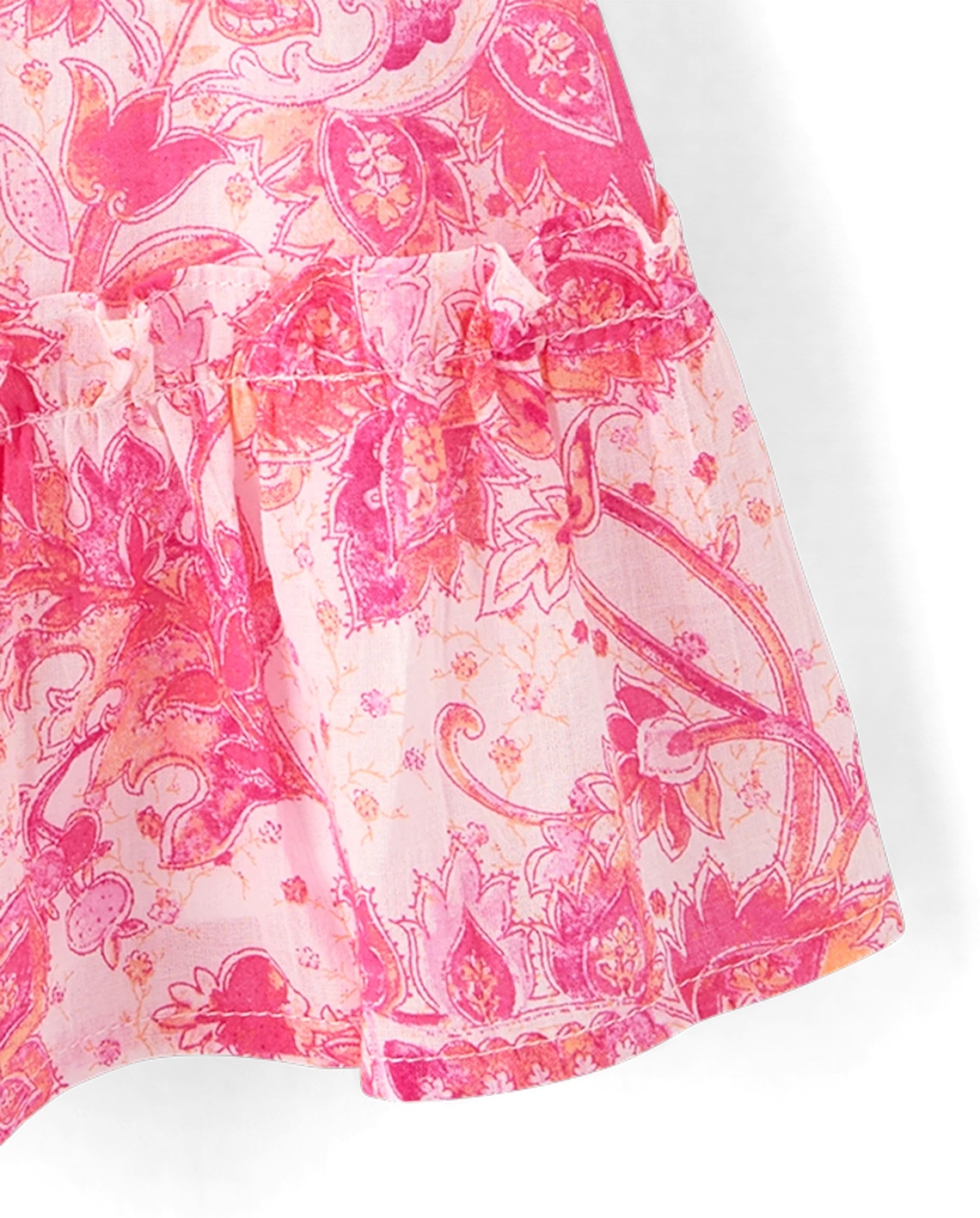 Baby And Toddler Girls Paisley Textured Shift Dress - pink | The Children's Place