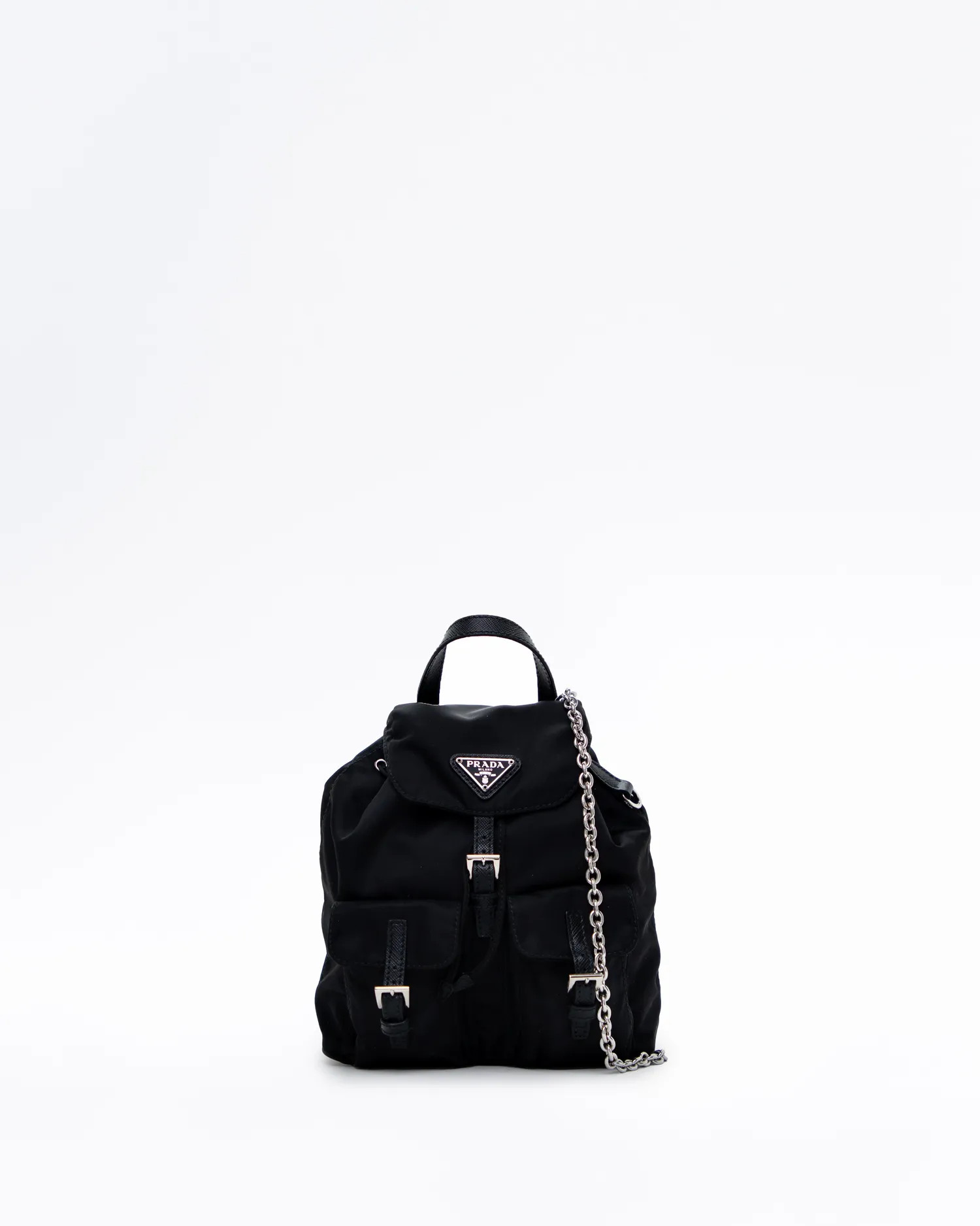 Nylon Mini Backpack Crossbody Bag | Vivrelle