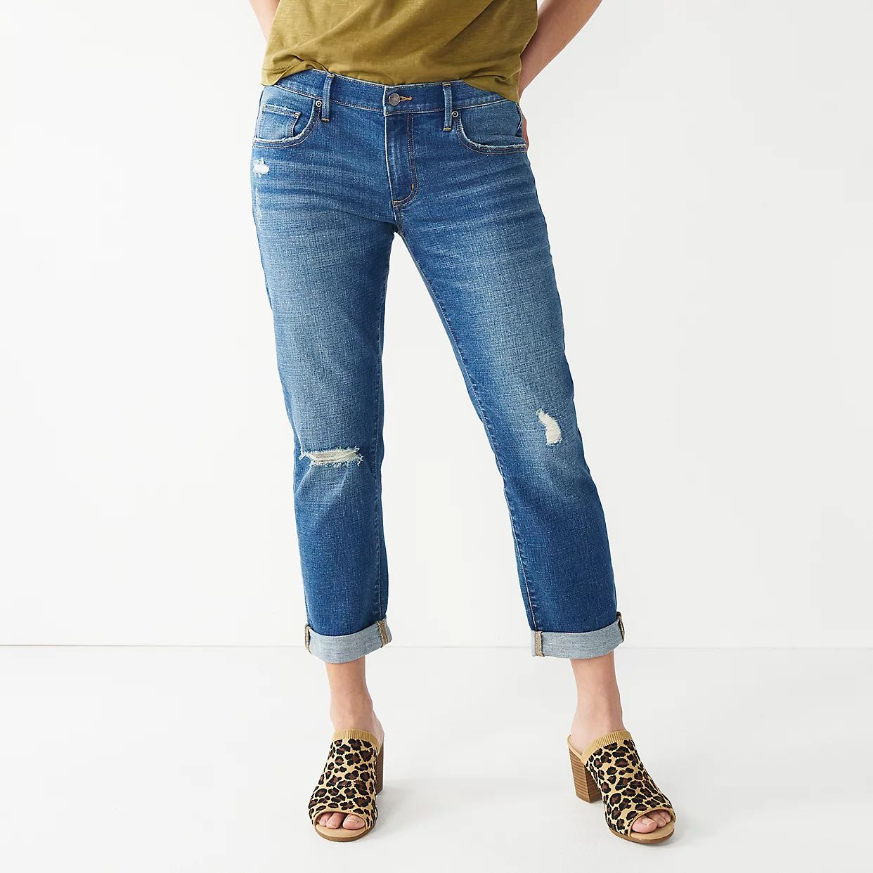 Women's Sonoma Goods For Life® Girlfriend Jeans | Kohl's