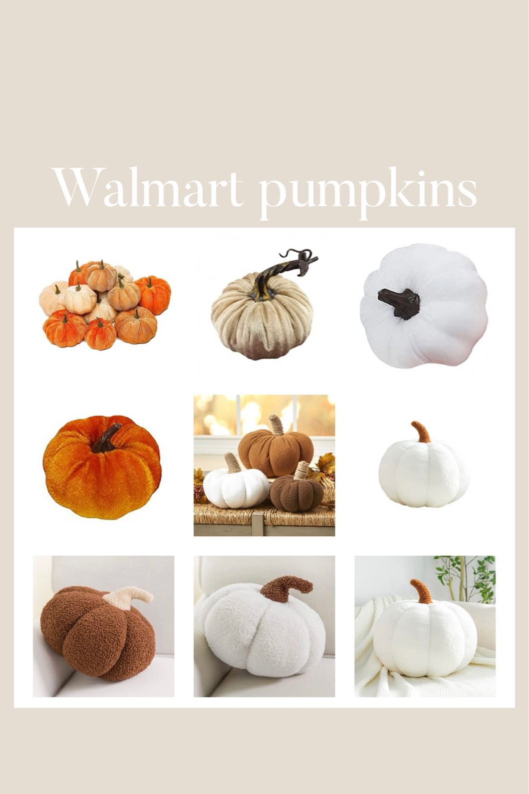 Shop these cute and affordable pumpkins from Walmart! 🎃🍂

#LTKhome #LTKSeasonal #LTKHalloween