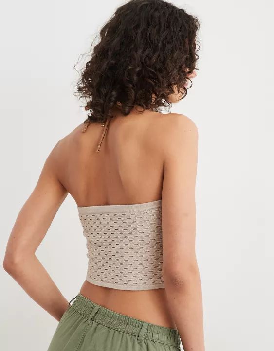 Aerie Crochet Sweater Tube Top | American Eagle Outfitters (US & CA)