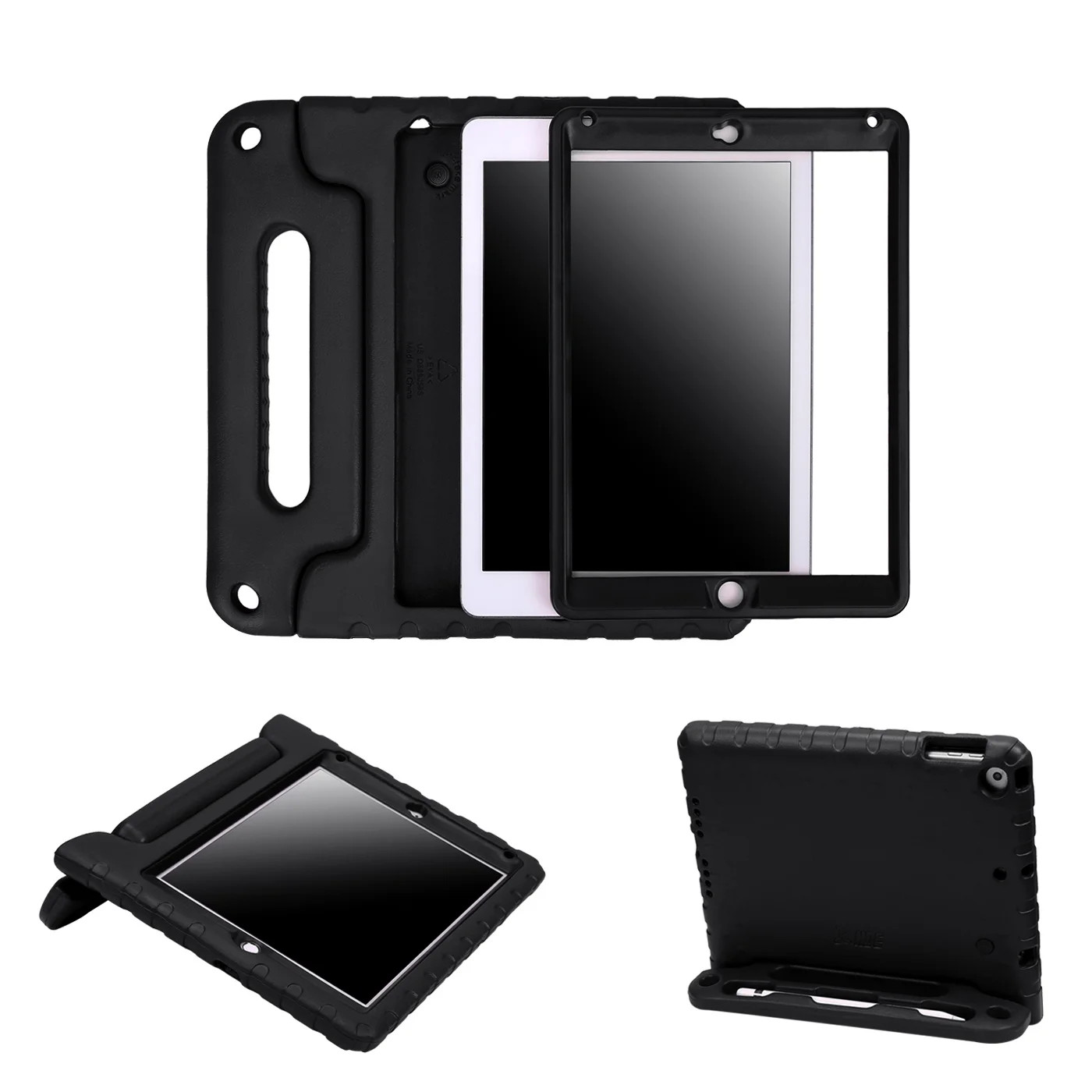 HDE iPad 9.7 Shock Proof Case for Kids - 2018 6th Generation iPad Bumper Cover with Built In Scre... | Walmart (US)