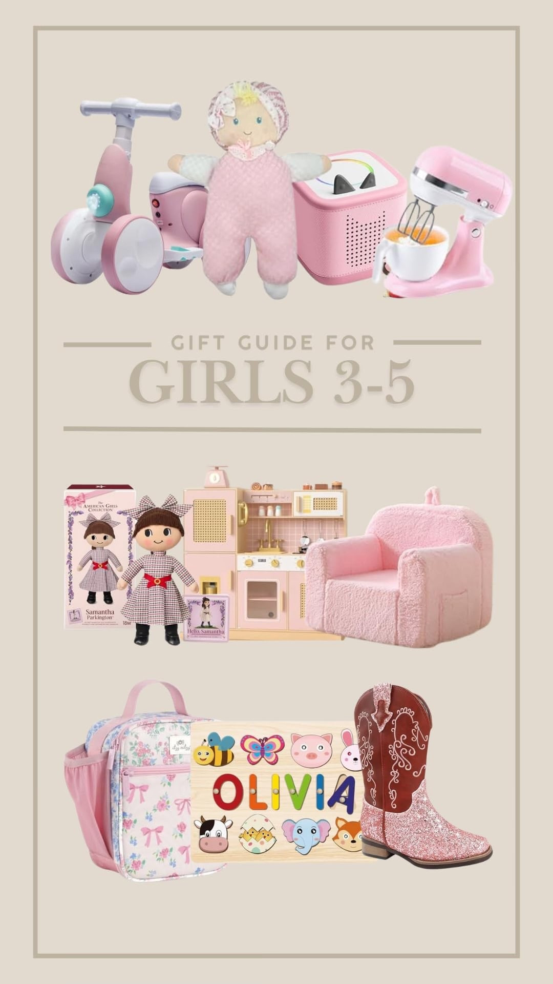 Gift Guide for Girls 3-5

#LTKKids #LTKHoliday #LTKGiftGuide