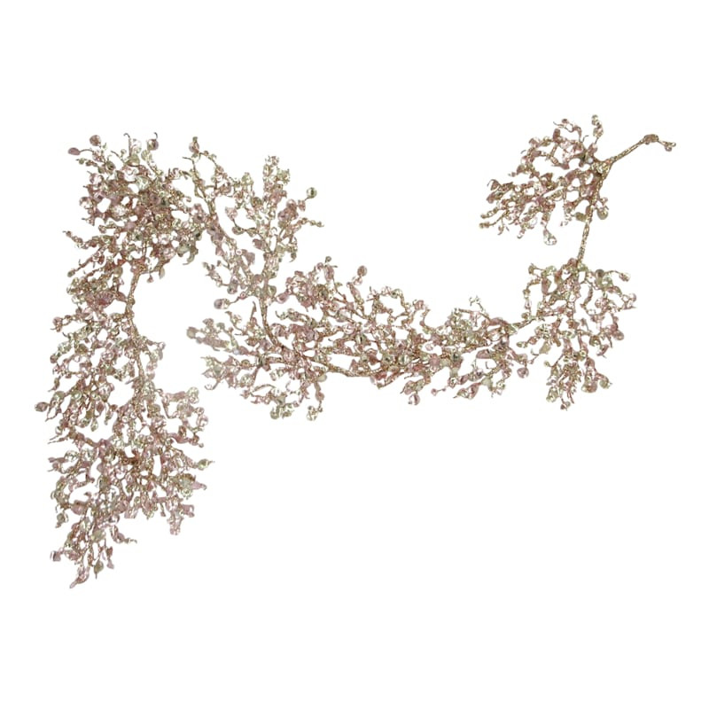 Pink Silver & Pink Sequin Garland, 72" | At Home