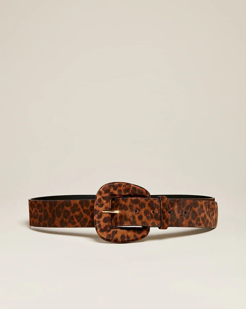 Emsy Leopard Belt | Veronica Beard