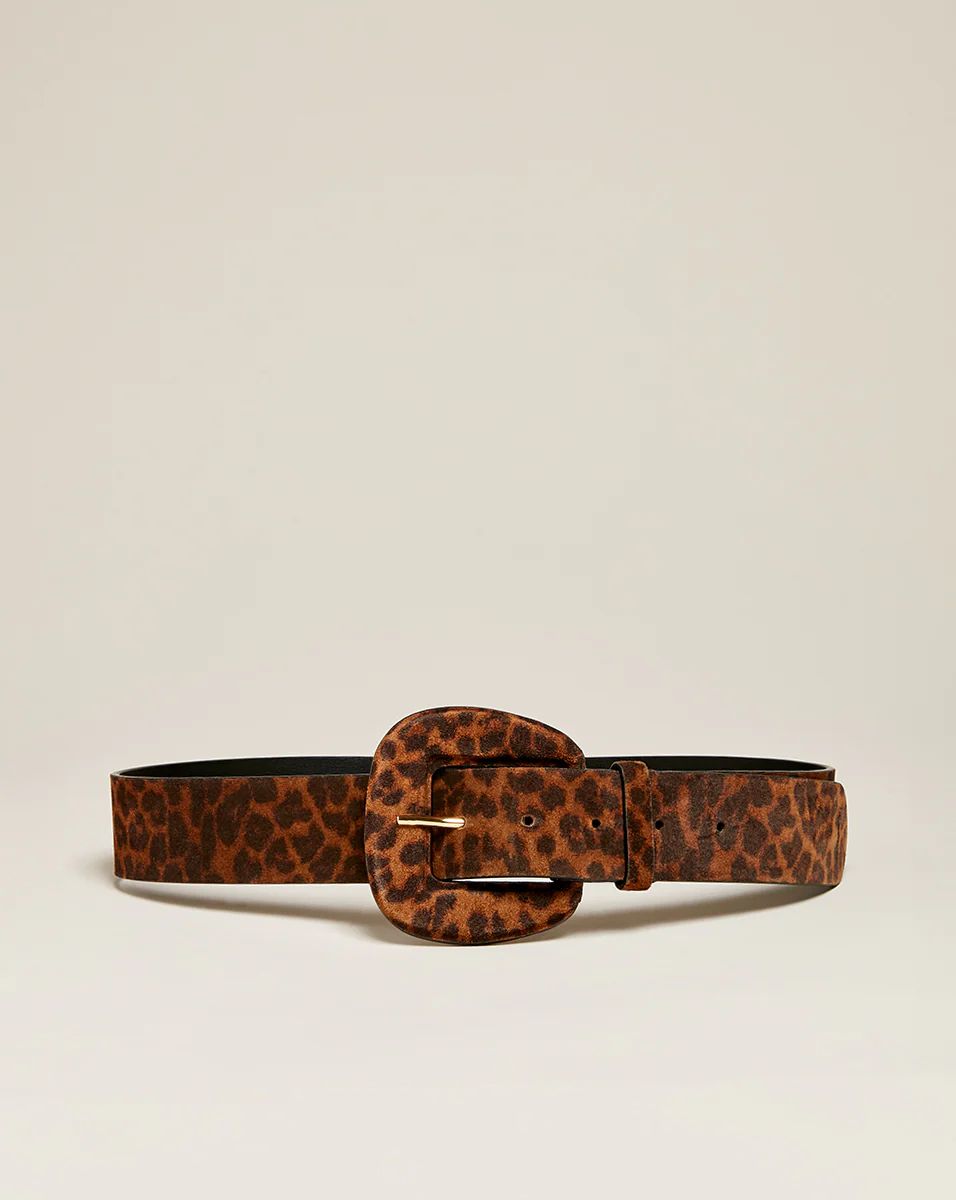 Emsy Leopard Belt | Veronica Beard