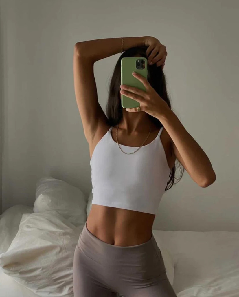 Ultimate Tank Bra - White | Adanola UK