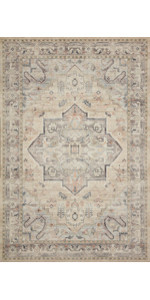 Loloi II Hathaway Collection HTH-07 Multi / Ivory, Traditional Runner Rug, 2'-6" x 7'-6" | Amazon (US)