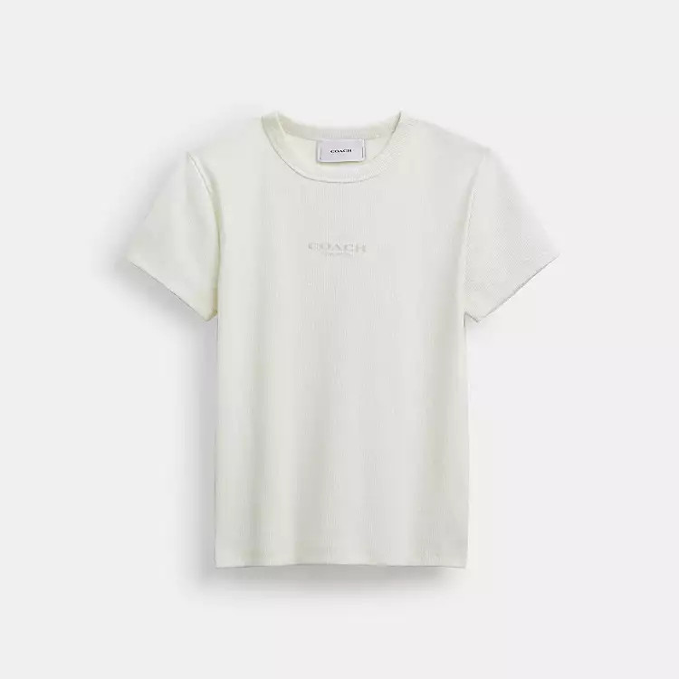 New York Ribbed T-Shirt | Coach Outlet US