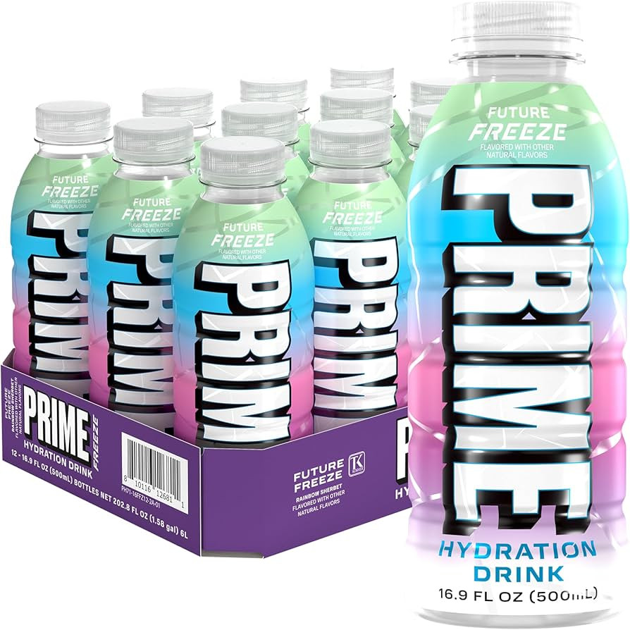 PRIME Hydration FUTURE FREEZE, Sports Drinks with Coconut Water, Electrolyte Enhanced to Replenis... | Amazon (US)