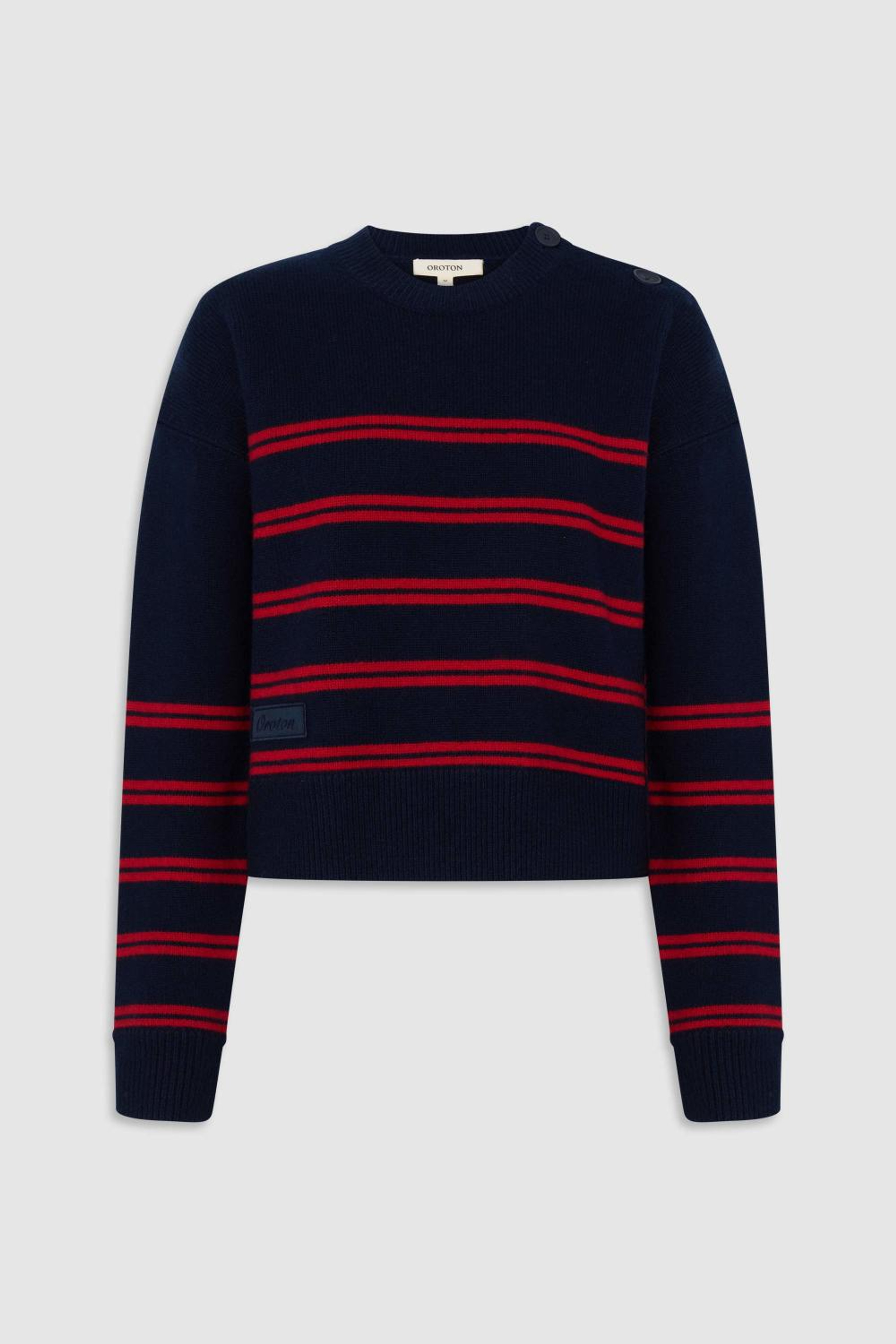 MANON STRIPE KNIT North Sea | Oroton