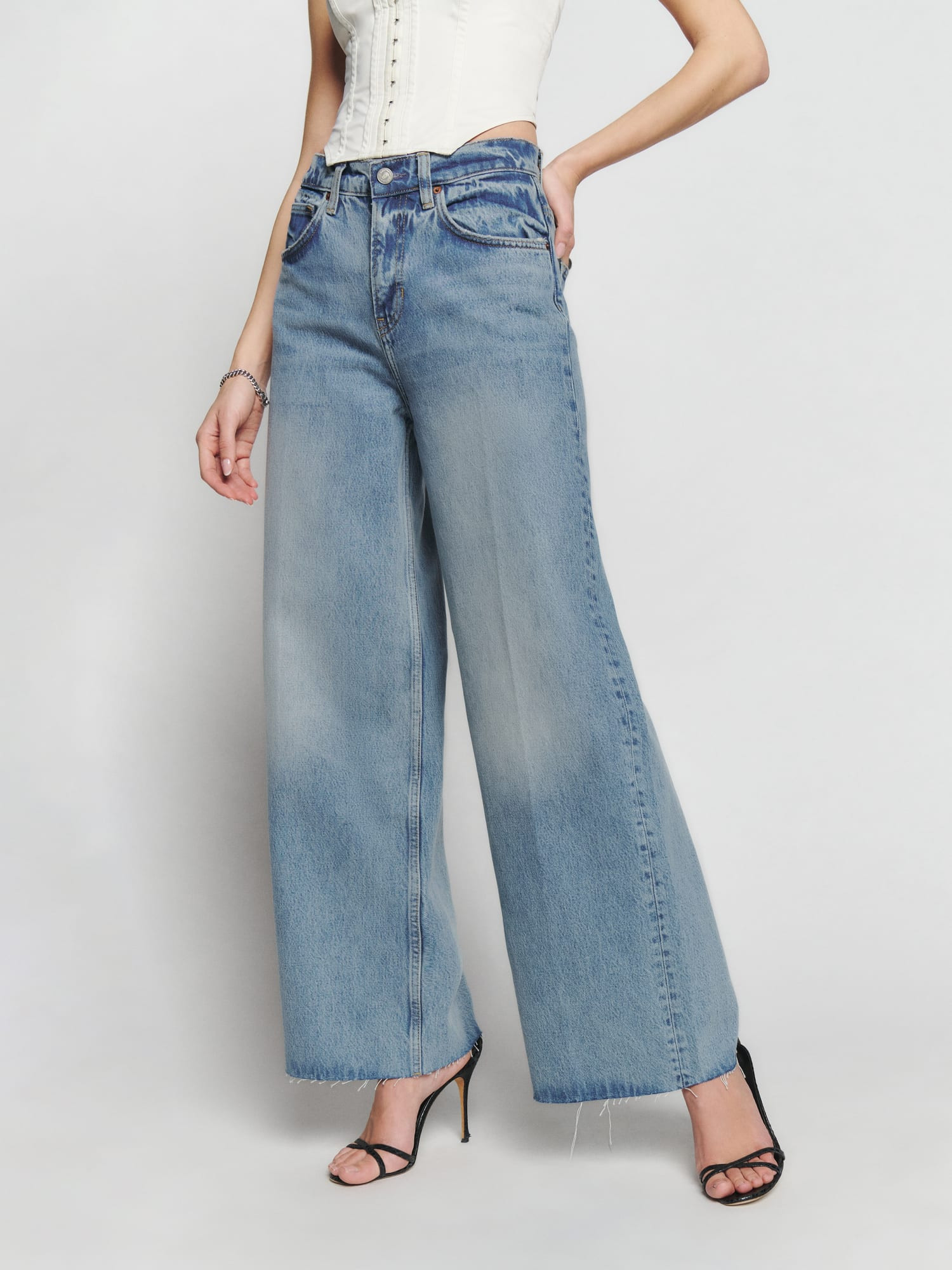 Iggy Super Wide Leg Slouch Jeans | Reformation (Global)