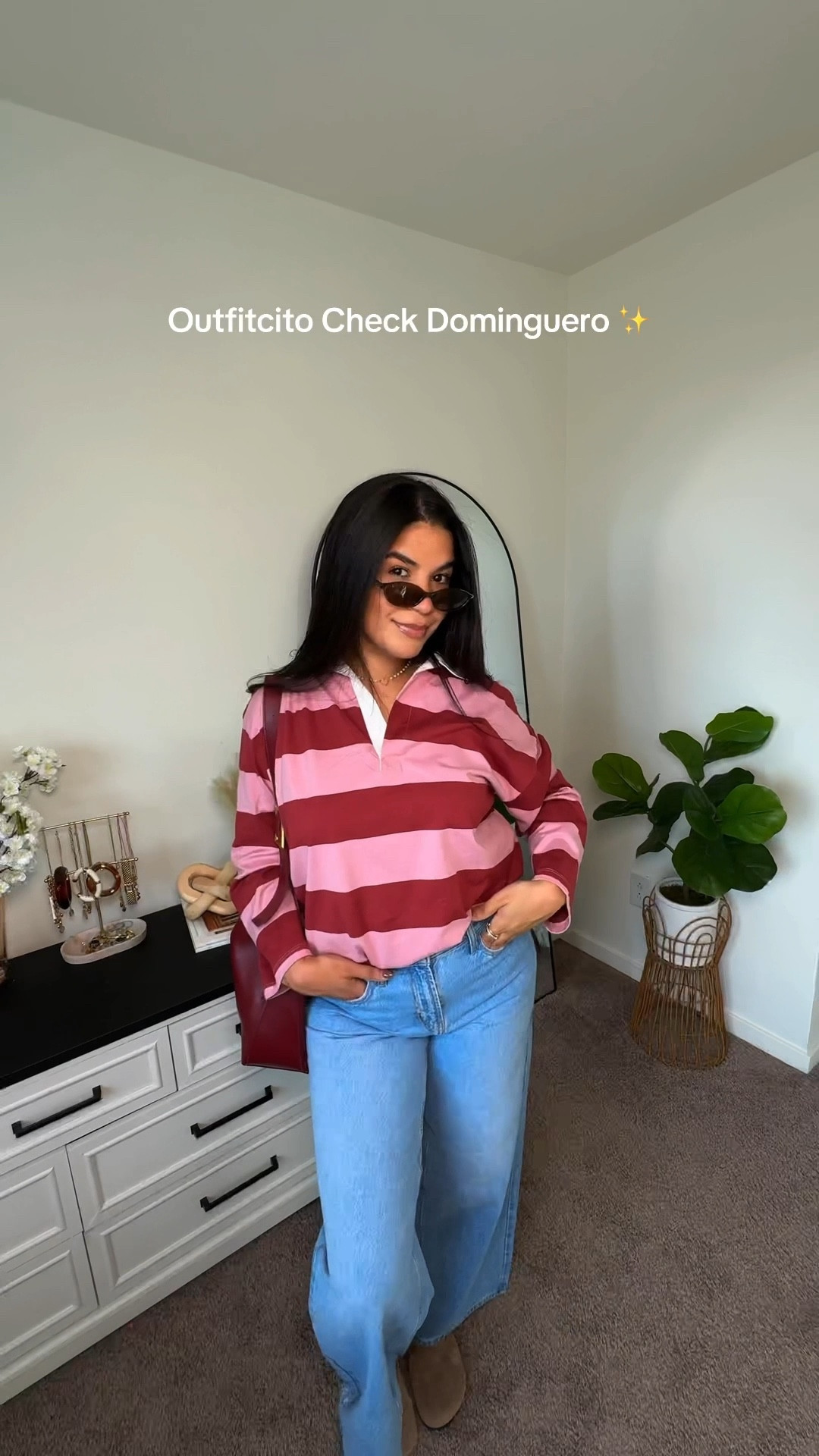 Wearing Size 
M top
8 Jeans

#LTKMidsize #LTKSaleAlert #LTKFindsUnder50