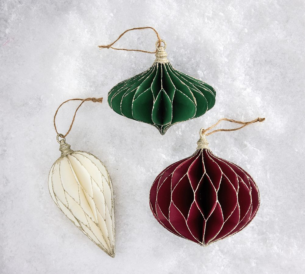 Honeycomb Paper Ornament | Pottery Barn (US)