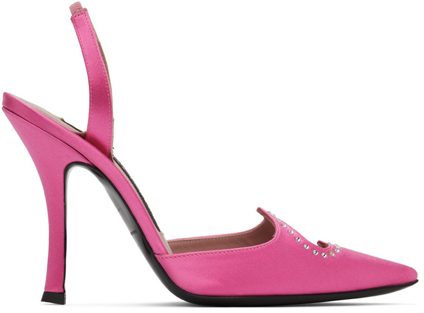 Les Petits Joueurs Pink Jerry Heels | SSENSE