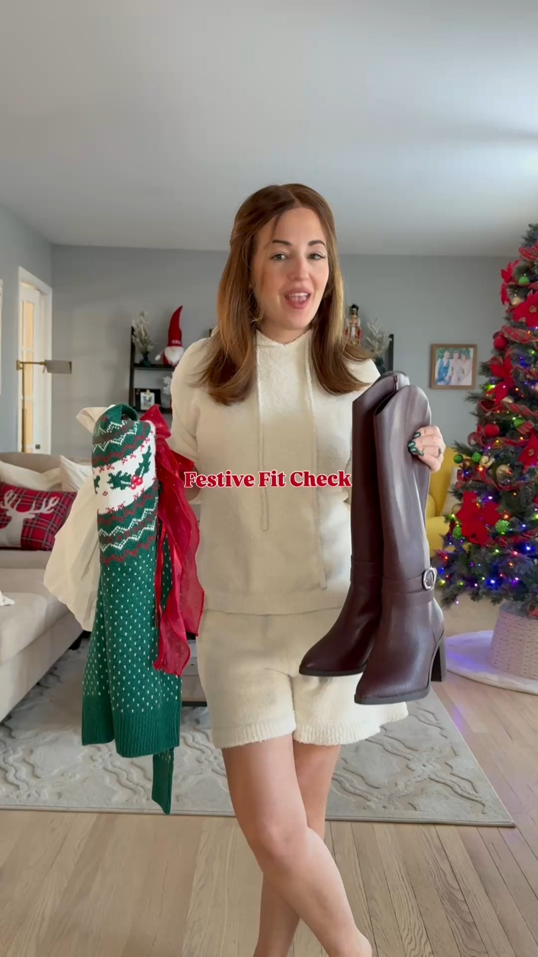 Festive Fit Check ❤️✨ Powered by Mistletoe, Mini Skirts, Questionable Holiday Decisions and the first 4 Episode of Stranger Things Season 5 on repeat. Happy Day 4 of 25 Days of Christmas Outfits



#LTKSaleAlert #LTKPetite #LTKHoliday