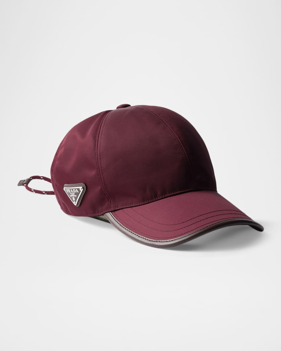 Prada Men's Speedrock Re-Nylon Baseball Cap | Neiman Marcus