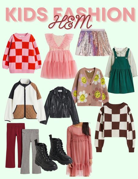 H&M fashion for girls. Holiday looks, family photo ideas etc. sweaters and dresses. 

#LTKstyletip #LTKkids #LTKunder50