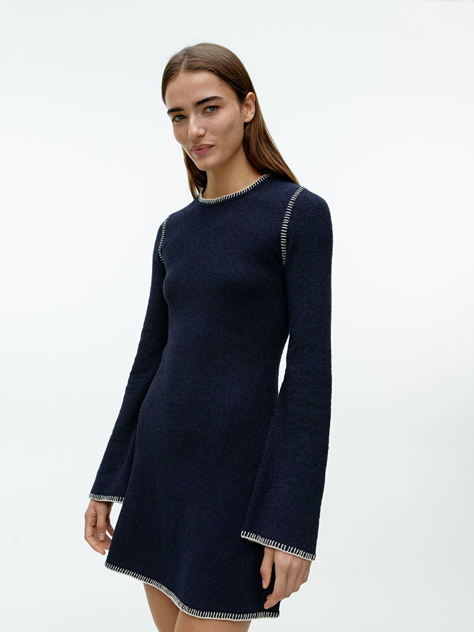 Blanket Stitch Knitted Dress | ARKET