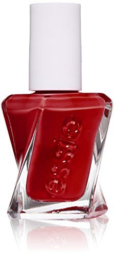 essie gel couture nail polish, bubbles only, red longwear nail polish, 0.46 fl. oz. | Amazon (US)