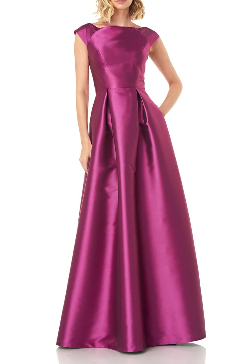 mother of the bride purple dress