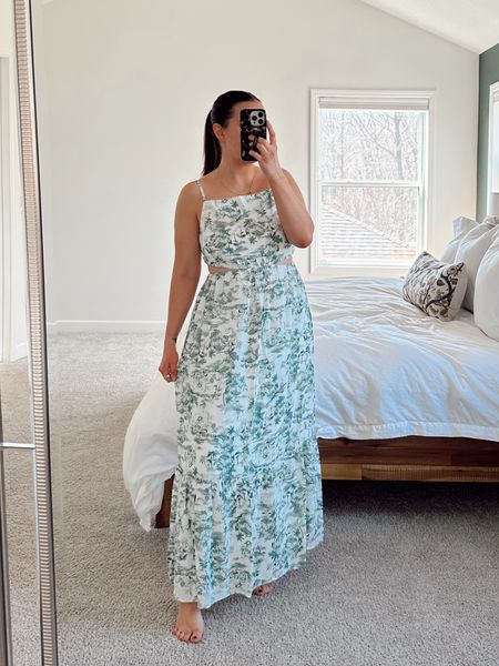 On sale 20% off with code AFLTK 🤍 Perfect spring dress for spring break/vacation! Wearing MP 

Wedding guest dress summer dress maxi dress petite resort wear vacation outfit spring outfit 

#LTKSpringSale #LTKSeasonal #LTKfindsunder100