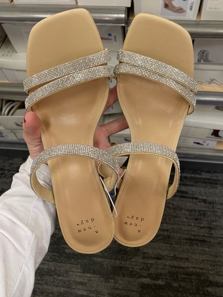 The prettiest wedge sandals at Target! Calling all brides!! Bridal shoes!! Target bride shoes!! Sparkle sequin shoes!! 

#LTKwedding #LTKshoecrush