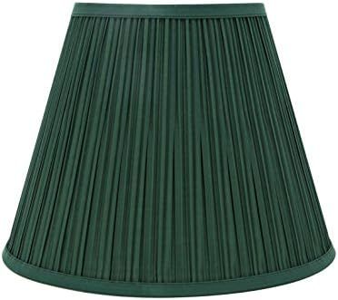 Aspen Creative 33053 Transitional Pleated Empire Shaped Construction Green, 13" Wide (7" x 13" x ... | Amazon (US)