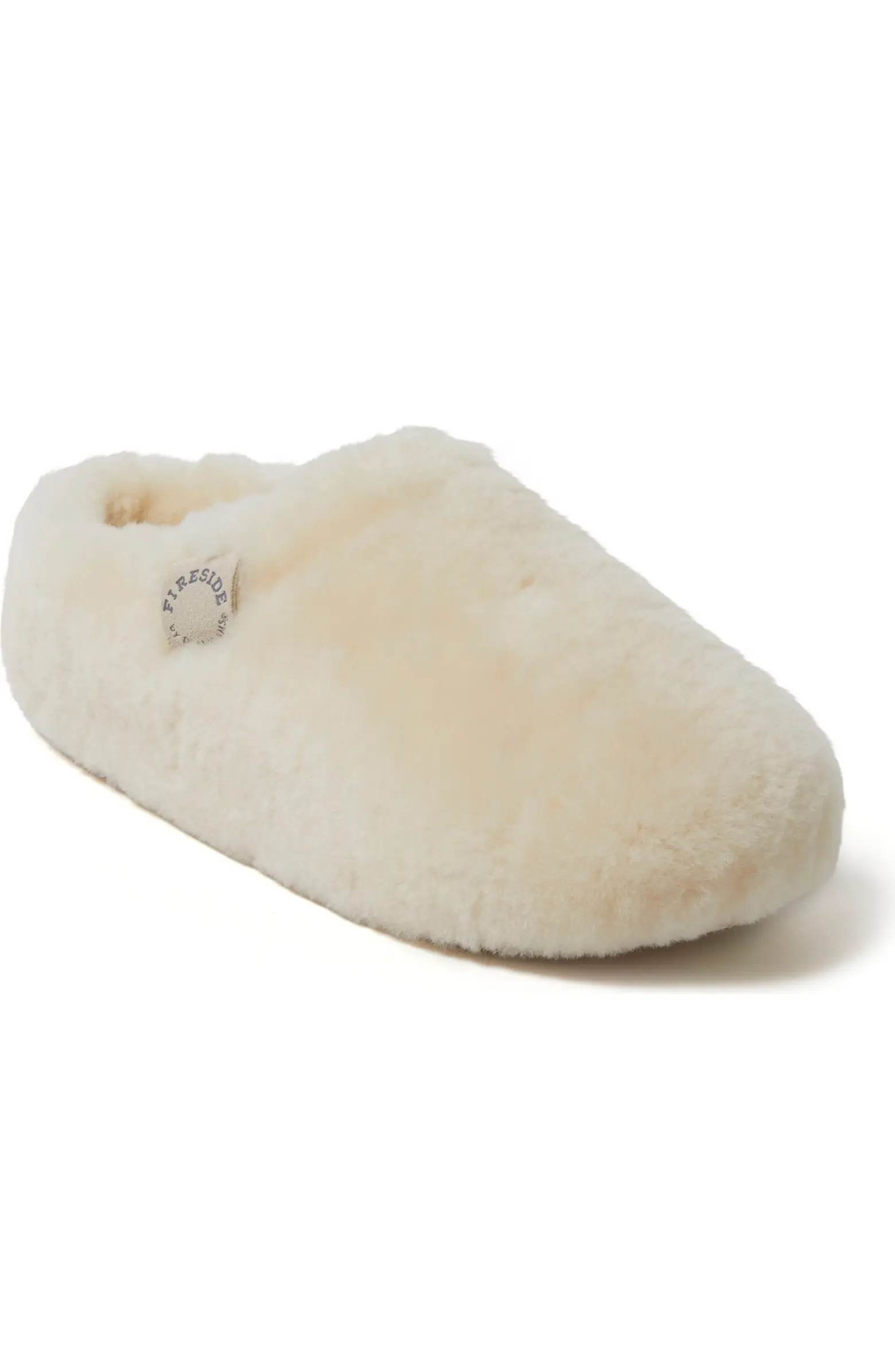 Fireside Maryboro Genuine Shearling Platform Fuzzy Clog Slipper (Women) | Nordstrom