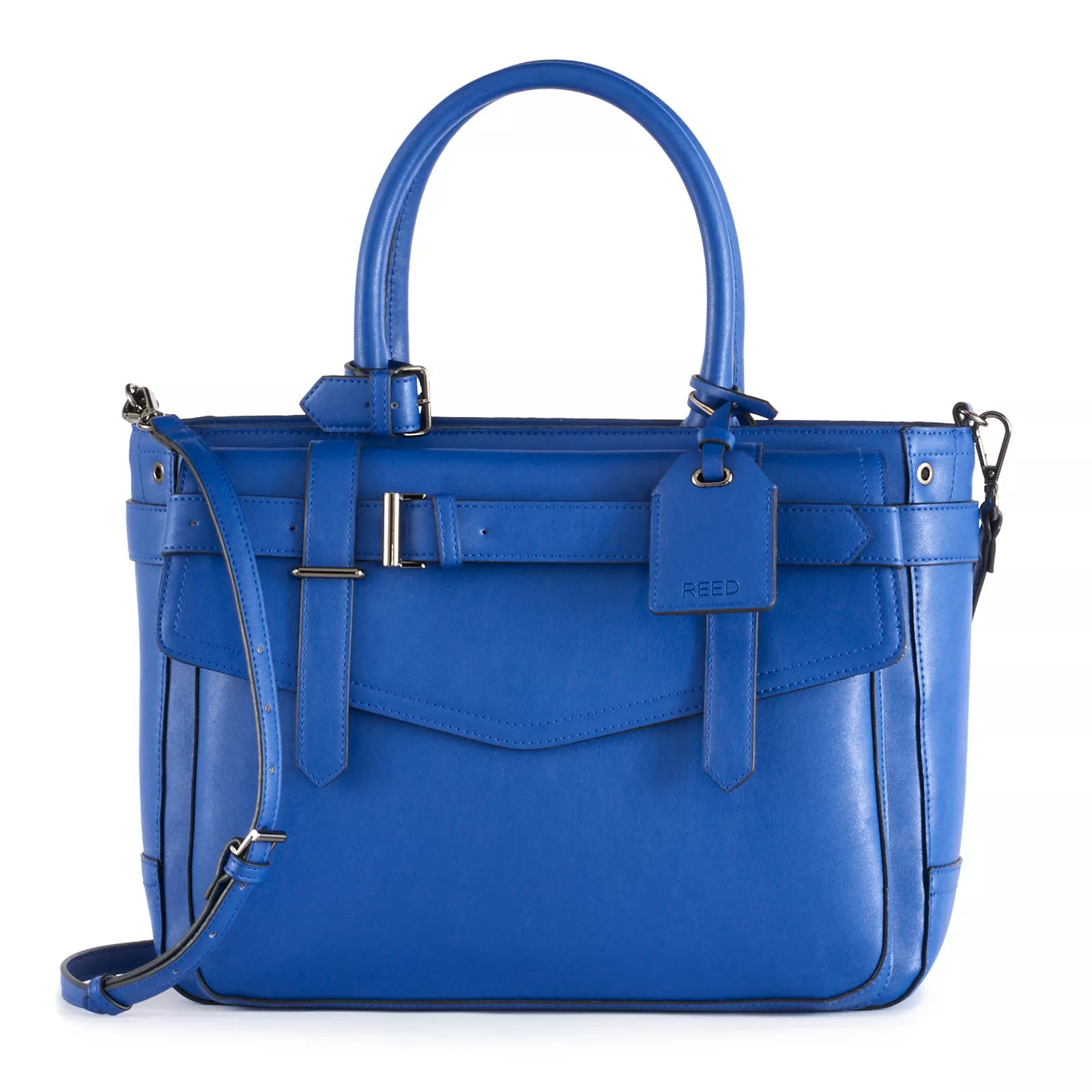 Reed Boxer Belted Large Satchel, Women's, Dark Blue | Kohl's