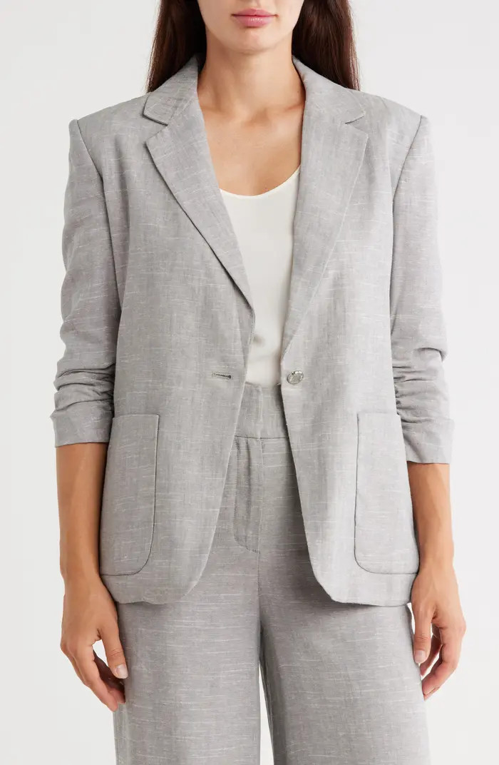 Calvin Klein Scrunched Sleeve Blazer | Nordstromrack | Nordstrom Rack