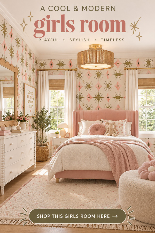 Looking for modern girls room ideas that feel fun, cozy, and stylish